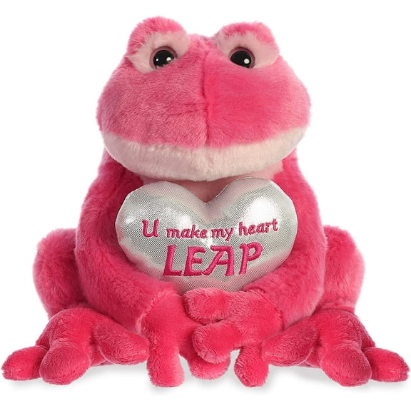 Aurora - Valentine Items - 9" U Make My Heart Leap Frog