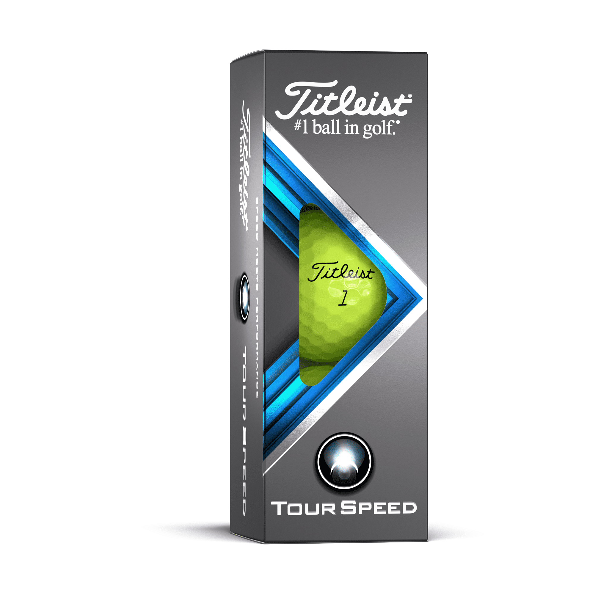 Titleist Tour Speed Golf Balls, 12 Pack, Yellow