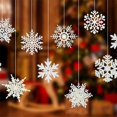 thumbnail image 5 of 1/2/3Pcs Christmas Snowflake Hanging Christmas Tree Pendant Ornament Party Xmas Home Decor Navidad New Year 2025 Decor Accessory, 5 of 5