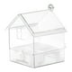 thumbnail image 3 of Comedero externo extensible para loros, comedero para pájaros, fácil de llenar, sujetar y limpiar, baño para pájaros transparente, 3 of 8