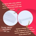 thumbnail image 3 of 2-Pack Plastic Candy Scoop, 6.75in. and 7.5in. Clear Serving Scoops for Candy Buffets Ice Rice Coffee Beans Snacks Weddings Birthdays Party Events, 3 of 7