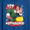 thumbnail image 3 of ELF - Christmas Son Of A Nutcracker - Men's Long Sleeve T-Shirt, 3 of 5