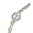 thumbnail image 4 of Reloj GUESS G-Link de acero inoxidable plateado bicolor para mujer, 4 of 5
