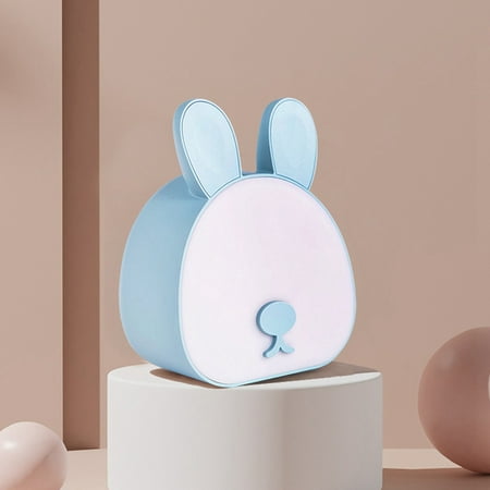 

Children S Night Light Rabbit Baby Night Lamp Cute for Decorative Luminaires Bedside Lamp-Blue