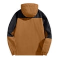 thumbnail image 3 of Dresfit Windbreaker Jacket Mens with Hood Loose Fit Long Sleeve Rain Jacket Summer 2026 Zip Up Hooded Hiking Raincoat Sun Protection Breathable Raincoats M, 3 of 7