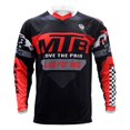 thumbnail image 5 of Camiseta de ciclismo de manga larga para hombre, para exteriores, de verano, color azul oscuro, para ciclismo de montaña o carretera, 5 of 5