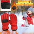 thumbnail image 6 of Utoimkio Kids Ski Gloves Waterproof Winter Snow Gloves Thicken Warm Windproof Warm Winter Gloves for Cold Weather,Thermal Snowboarding Gloves for Boys Girls, 6 of 6