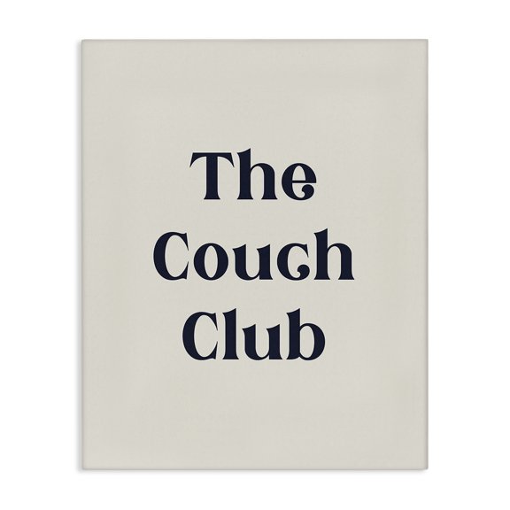 Stupell Industries Contemporary Minimal Couch Club Canvas Art, 24 x 30, by Lil' Rue