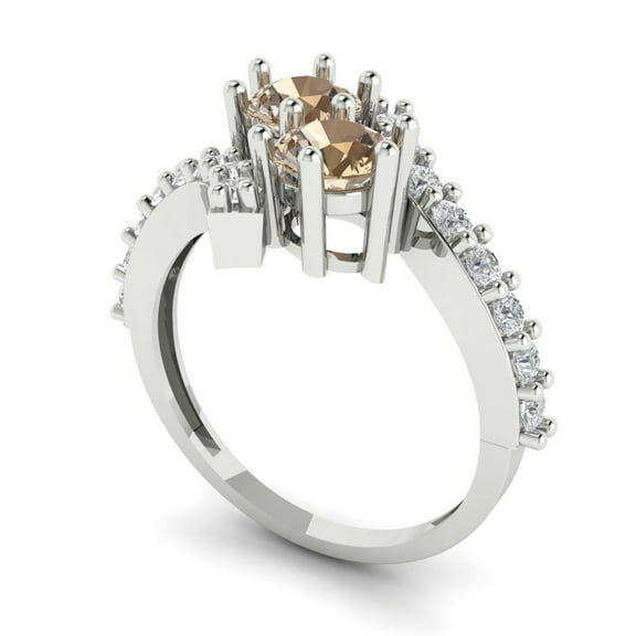 2.7ct Asscher Cut Blue Turquoise 18k Pink Rose Gold Engraving Statement Bridal Wedding Designer Ring Size 10.25