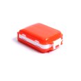 thumbnail image 5 of Caja de pastillas Bewildely Contenedor Semanal Organizador de tabletas 5piezas naranja, 5 of 5