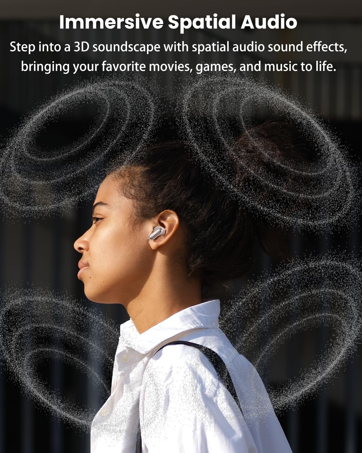 TOZO NC20 Pro Smart Touch Noise Cancelling Earbuds,Bluetooth Headphones with AI Assistant,6 Mics Clear Calls,80H,LDAC Hi-Res Audio,In-Ear Detection,Dual Pairing,App-32EQ,Waterproof Wireless Charging