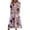 Light Purple, variant on Halloween Dress for Women Crew Neck Pumpkin Ghost Cat Graphic Midi Dress Short Sleeve Loose Fit Casual Dresses with Pockets Purple XL