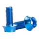 thumbnail image 2 of Riwesomey 2 piezas de soporte para botella de agua de bicicleta de montaña, tornillo decorativo de repuesto, tornillos hexagonales modificados Bombillas para automóviles Azul, 2 of 6