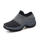 thumbnail image 5 of XIHAHA, nuevos zapatos para caminar para mujer, zapatos deportivos a la moda, zapatillas de deporte con plataforma de otoño, zapatos planos sin cordones cómodos para exteriores para mamá, zapatos para, 5 of 5