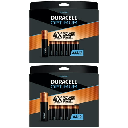 Duracell Coppertop AA Batteries and AAA Batteries with POWER BOOST (24 Pack Total)
