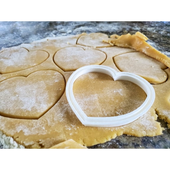 2 Cookie Cutter Hearts | Set of Two Different Sizes (4" and 3") | Valentines Day