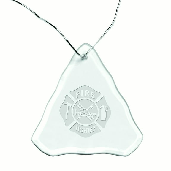 Firefighter Tree Holiday Ornament