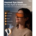 thumbnail image 2 of Heated Eye Mask for Dry Eyes, Eye Compress for Stye Relief and Eye Strain Comfort, USB Powered Warm Sleep Mask with Stable Heat, Soft Skin Friendly Design for Bedtime, Office and Travel, 2 of 10