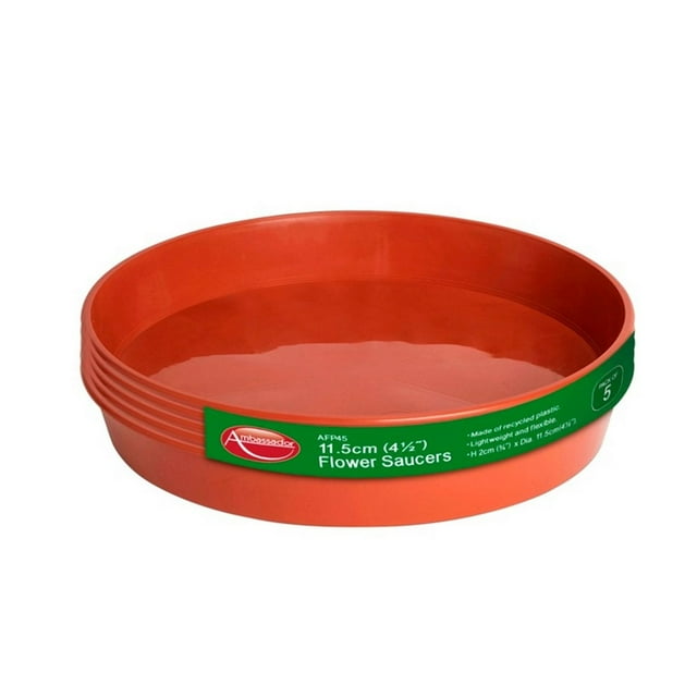 Ambassador Soucoupe de Pot de Fleurs (Lot de 5)