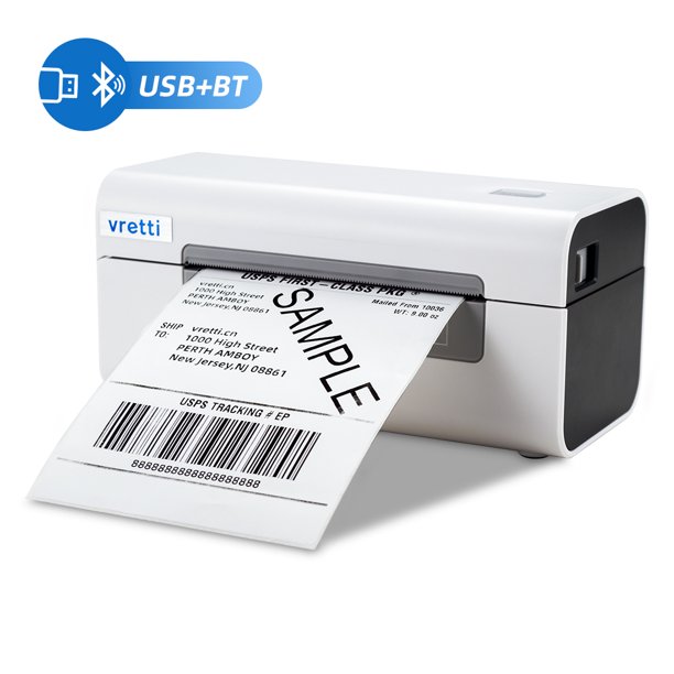 VRETTI Bluetooth Label Printer,4 x 6 Shipping Label Printer For Small