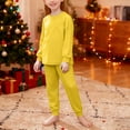 thumbnail image 5 of Girls Casual 2 Pieces Lounge Sets Long Sleeve Shirts Loose Straight Leg Pants Kids Comfy Soft Spring Fall Outfits 5-16 Years, 5 of 5