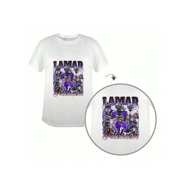 Ball - Retro Lamar Tee Jackson Vintage Lover Graphic 90s Design T-Shirt 180g
