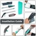 thumbnail image 5 of Magic Floor Cleaning Sweeper Brooms With Microfiber Pads 360° Rotation Flat Spray Floor Mop Broom For Cleaning Home Spin Mop ,Easy to Use, 5 of 5