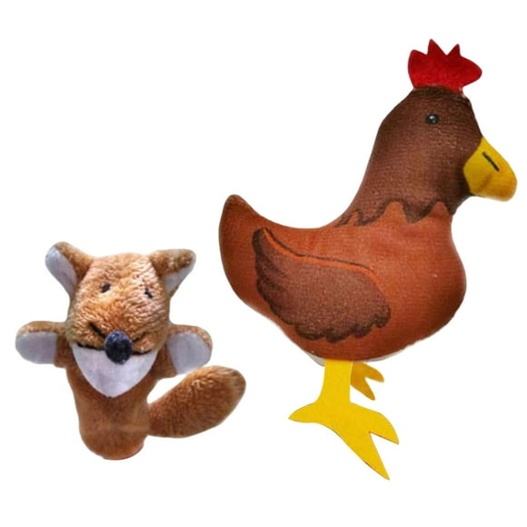 Marioneta de peluche Sunnimix Zorro para Juego de Narración de Cuentos