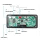 thumbnail image 4 of 2x 7-18V Coche MP3 AUX licencia decodificadora de FM Módulo de decodificación de sonido Tarjeta TF Radio USB con telemando, 4 of 9