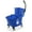 Blue, variant on Dryser Commercial Mop Bucket with Side Press Wringer, 33 Quart, Black