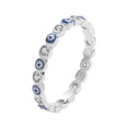 thumbnail image 2 of Xihbxyly Anillo de Circón, Joya con Diseño de Corazón y Ojo, Aleación Hipoalergénica, Accesorio Personal de Moda, Regalo de Cumpleaños, Regalo de San Valentín, Estilo Único., 2 of 7