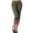 Army Green, variant on TIHLMK Trousers for Women Fashion Women Plus Size Solid Button Zipper Casual Pants Calf-Length Trousers Gift for Women