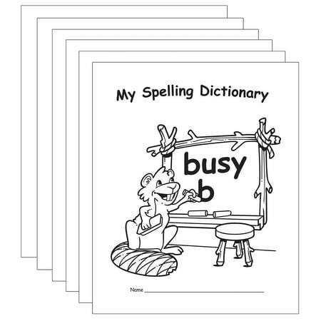 Edupress My Own Books My Spelling Dictionary Pack of 6 (EP-111-6)