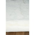 thumbnail image 3 of Linon Maven Faux Rabbit White 3' X 5' Rectangle Area Rug RUGFR0235, 3 of 6