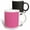 Multicolor, variant on 3drose, Pink and White Greek Key Pattern, 15oz Mug