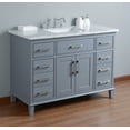 thumbnail image 3 of Stufurhome Leigh 48 Inches Grey Single Sink Bathroom Vanity, 3 of 7