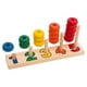 thumbnail image 3 of Wooden Number Block Toy Wooden Stacking Rings, Math Manipulatives Motor Skills Math Counting Bead for Addition, 3 of 5