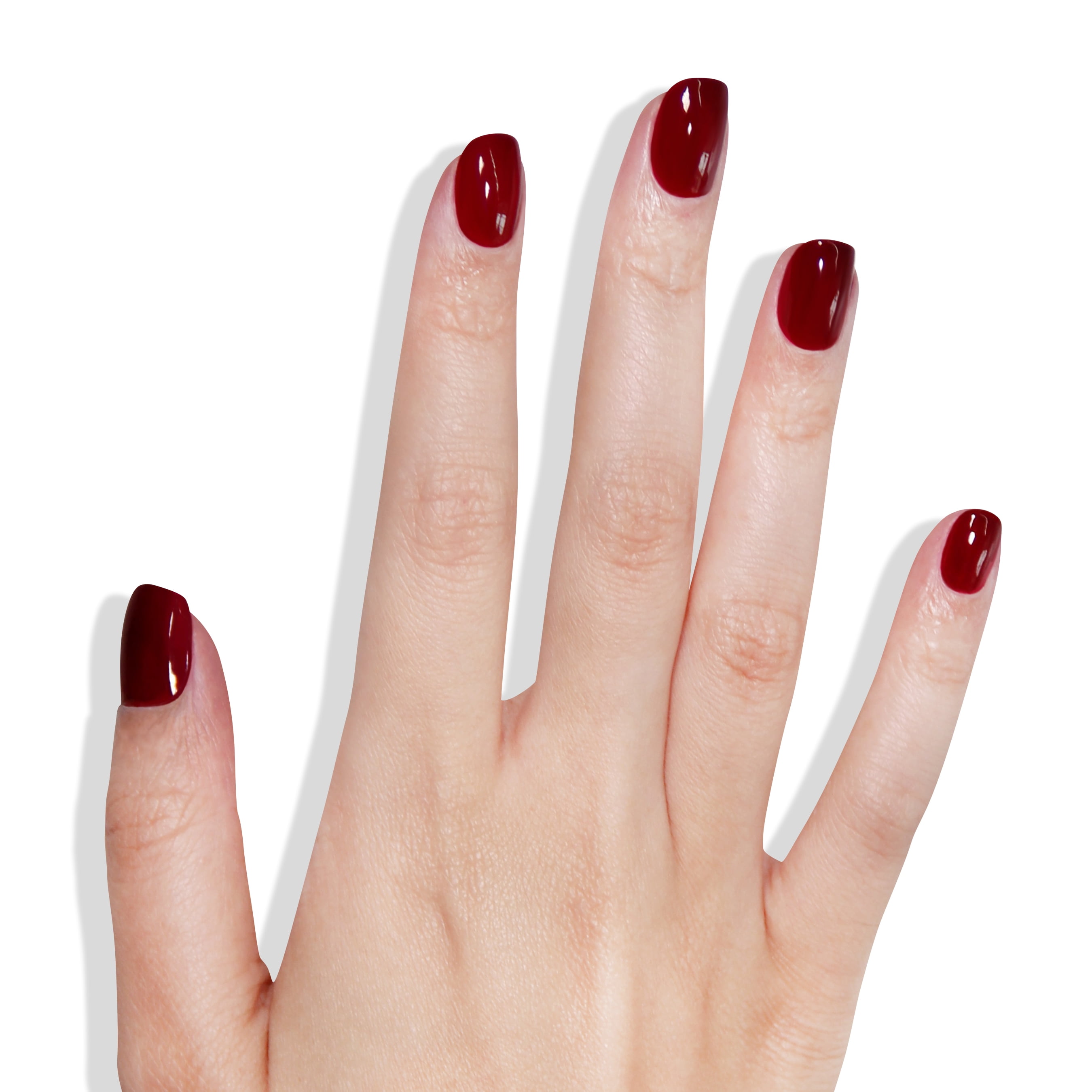 Light red and dark red. | Red toenails, Red nails, Red and silver nails