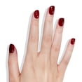 thumbnail image 2 of RORO AHA Infused Nail Polish - Dark Red (Resurrected), Chip-Resistant 21+ Free Vegan Nail Lacquer, .40fl oz, 2 of 3