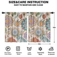 thumbnail image 2 of Blackout Kids Curtains,Boho Bohemia Pioneer Flower Childrens Insulated Curtains Set Of 2,Bedroom Essentials,Toddler Room Decor 42"x54"(106x137cm), 2 of 3