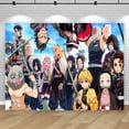 thumbnail image 4 of Fondo de fiesta de Demon Slayers, fondo de fotografía de cumpleaños para niños Kamado, pancarta colgante de pared decorativa de Tanjirou Nezuko, 4 of 4