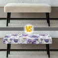 thumbnail image 5 of Jiueut Daisy Print Bench Covers, Easy to Clean Long Bench Seat Cushion Elastic Rectangle Dining Chair Protection Universal Fit for Most Chairs, 5 of 7