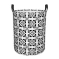thumbnail image 1 of DouZhe Waterproof Collapsible Large Laundry Baskets, Geometric Repeating Art Prints Circular Hamper with Handles, 1 of 7