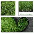 thumbnail image 3 of Goasis Lawn Artificial Grass Turf, 0.8 Inch Pile Height Artificial Grass Rug 12'x53' for Indoor/Outdoor Garden Lawn, 3 of 6