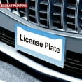 thumbnail image 4 of 2PC Light Blue License Plate Frames with Mounting Accessories 6.3x12.2inch(16x31cm), 4 of 8