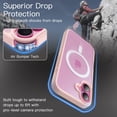 thumbnail image 4 of JETech Magnetic Case for iPhone 16 6.1-Inch Compatible with MagSafe, Translucent Matte Back Slim Shockproof Phone Cover (Pink), 4 of 6