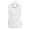 thumbnail image 5 of TrendOFT Womens Quilted Vest Stand Collar Lightweight Zip up Padded Gilet Winter Warm Sleeveless Jacket Coat White S, 5 of 6