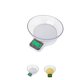 thumbnail image 5 of Advancent Báscula de cocina pantalla LCD electrónica Digital 5 kg/1g báscula para alimentos té café para postres herramienta de equilibrio de pesaje Cocina y Comedor blanco Advancent GJ0817-01B, 5 of 6