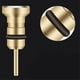 thumbnail image 4 of Tholdsy Enchufe antipolvo para auriculares, interfaz Jack de 3,5mm, tarjeta de teléfono antimóvil, Pin de tarjeta de recuperación para 5 6 Cables de audio/vídeo dorado, 4 of 6