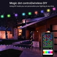 thumbnail image 4 of La secuencia al aire libre enciende las luces cambiantes de la secuencia del patio del color con el App y teledirigido, secuencia llevada elegante, 4 of 5